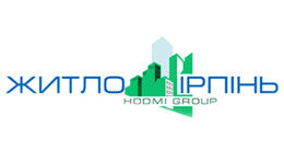 Логотип строительной компании ЖИТЛО ИРПЕНЬ HODMI GROUP Логотип строительной компании ЖИТЛО ИРПЕНЬ HODMI GROUP
