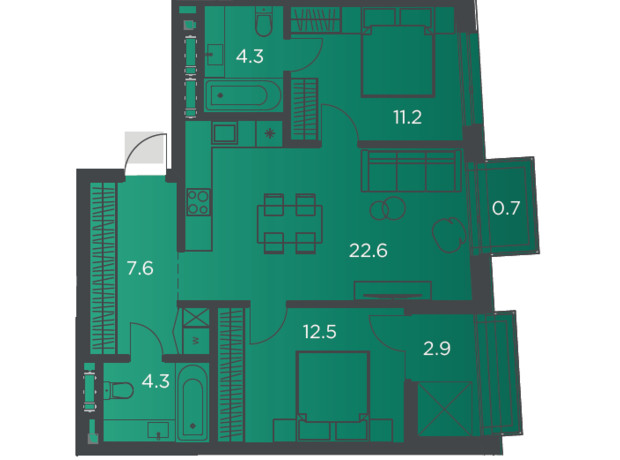 Апарт-комплекс Pokrovsky Apart Complex Апарт-комплекс Pokrovsky Apart Complex