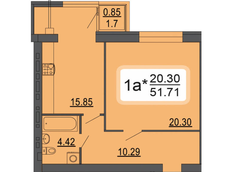 ЖК Сімейний Comfort планування 28 ЖК Сімейний Comfort планування 28