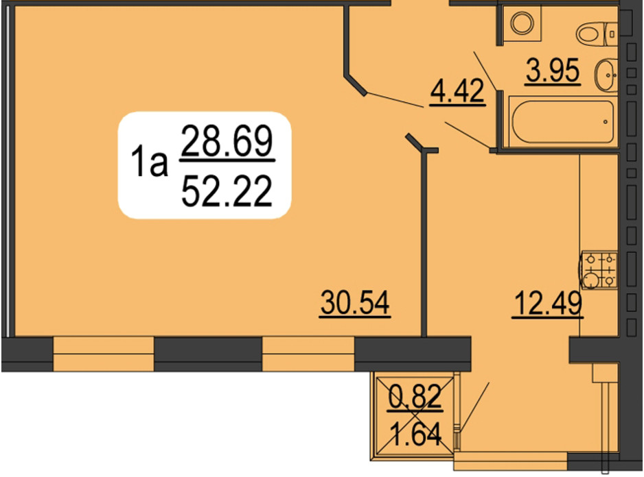 ЖК Сімейний Comfort планування 36 ЖК Сімейний Comfort планування 36