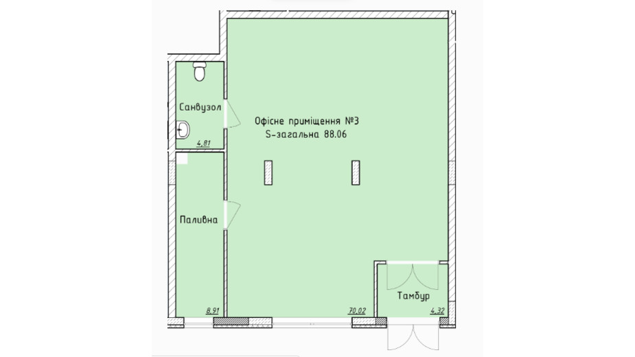 Планування приміщення в ЖК Globus Elite 87 м², фото 100747
