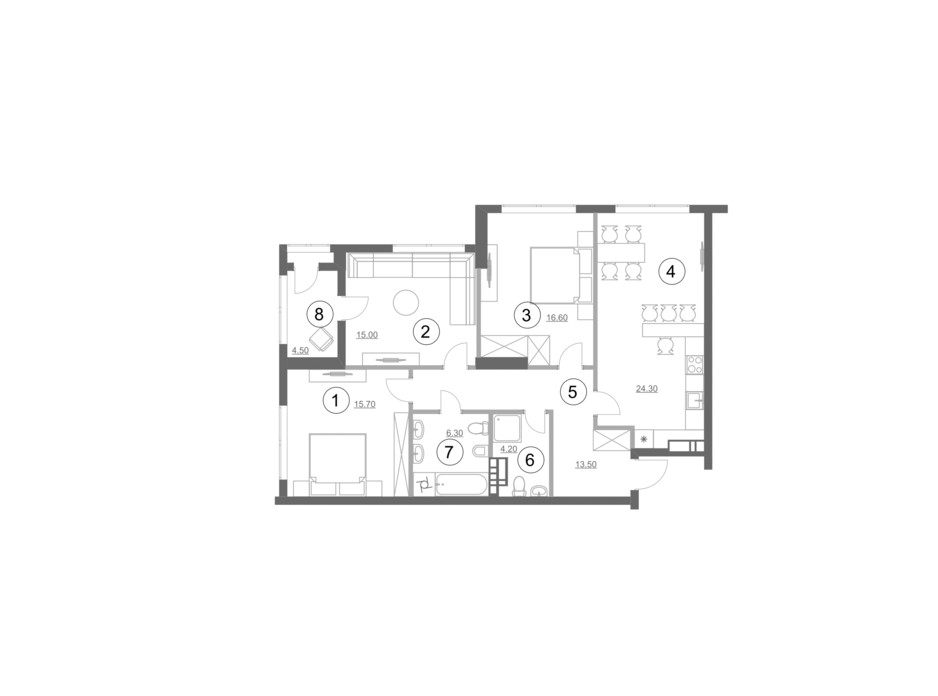 ЖК Greenville Park Lviv планування 27 ЖК Greenville Park Lviv планування 27