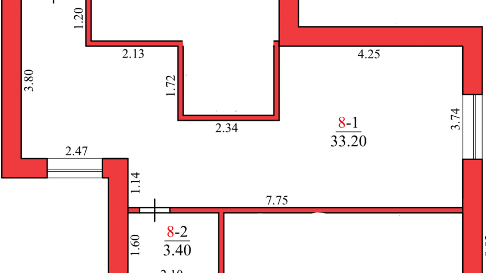 Планировка 1-комнатной квартиры в ЖК Конторский 32 м², фото 122771