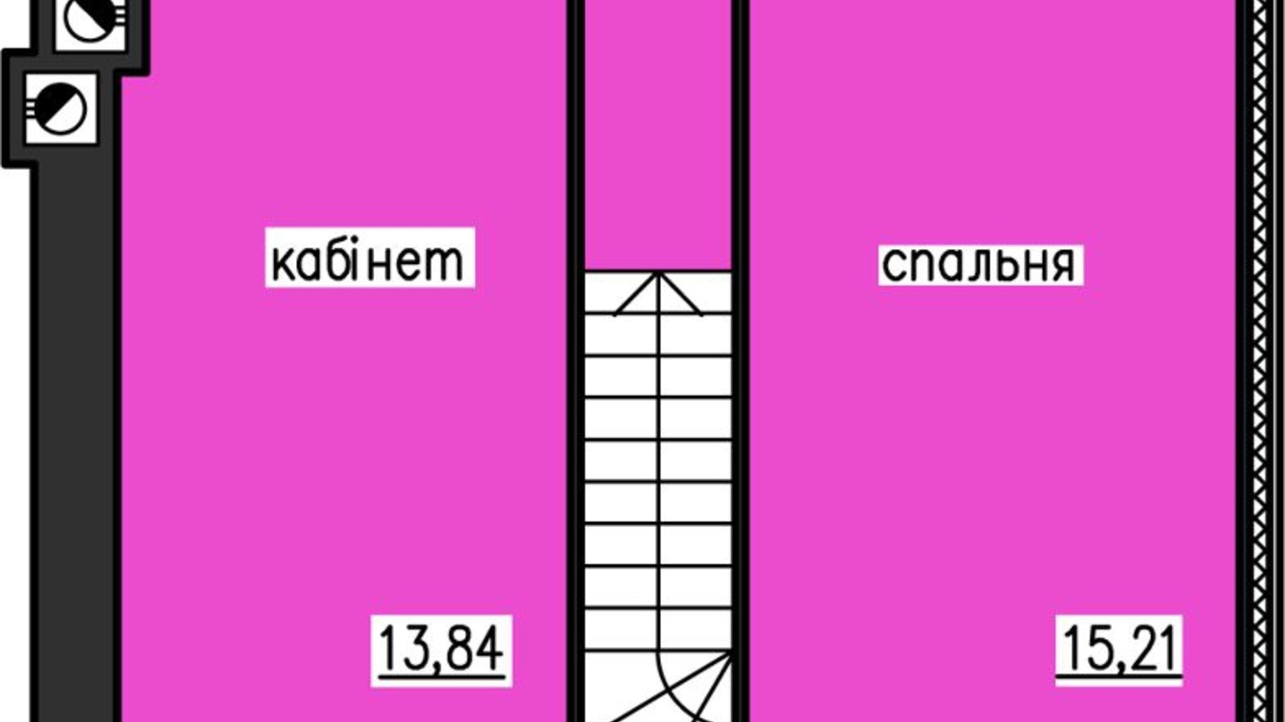 Планировка много­уровневой квартиры в ЖК по ул. Лучаковского-Троллейбусная 118.99 м², фото 122883