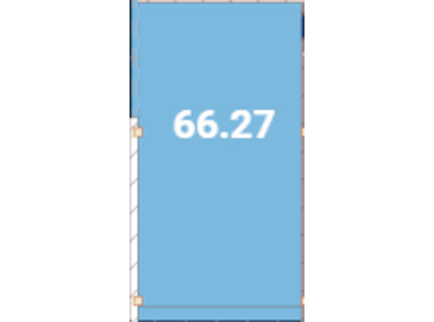 Бизнес-центр Avila: планировка помощения 66.27 м²