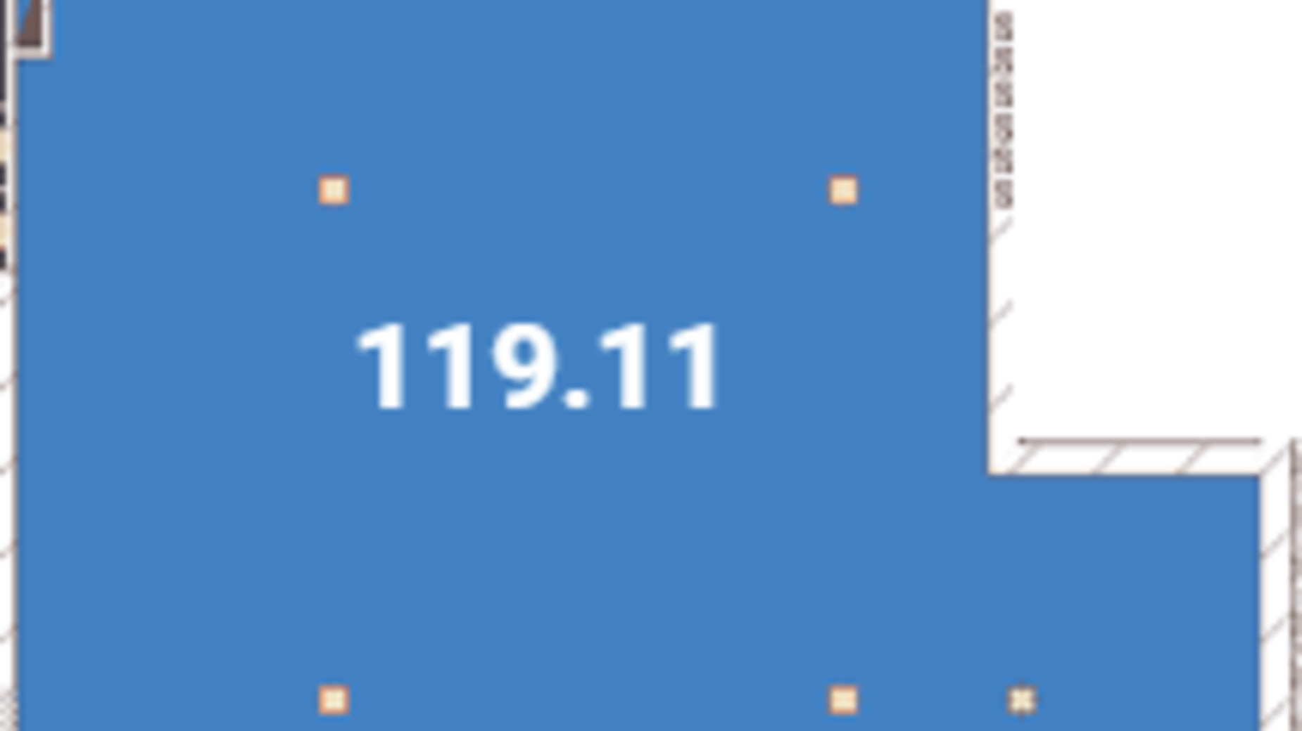 Планування приміщення в Бізнес-центр Avila 119.11 м², фото 128763