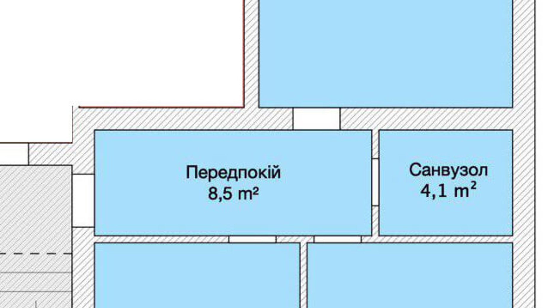 Планування таунхауса в Таунхаус вул. Лялі Ратушної, 110 65 м², фото 152246