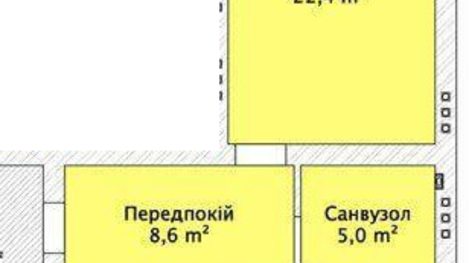 Планування 2-кімнатної квартири в ЖК вул. Шевченка/провулок Наскрізний, 31 67.2 м², фото 152380