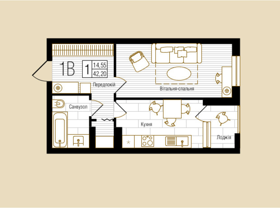 ЖК NEW YORK Concept House планировка 52 ЖК NEW YORK Concept House планировка 52