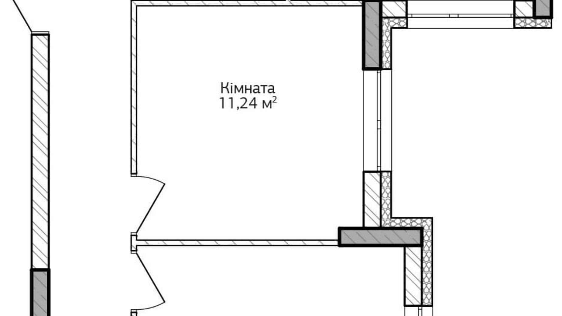 Планировка 3-комнатной квартиры в ЖК City Park 2 78.69 м², фото 154177