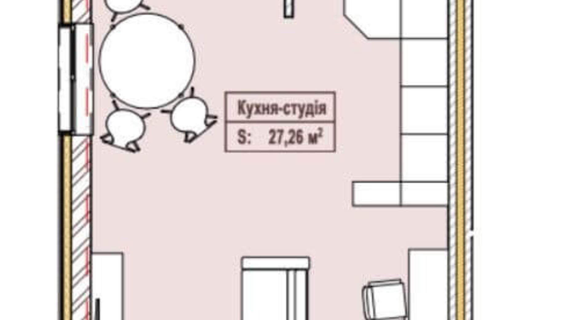 Планування смарт квартири в ЖК Олександрівськ 37.76 м², фото 163062