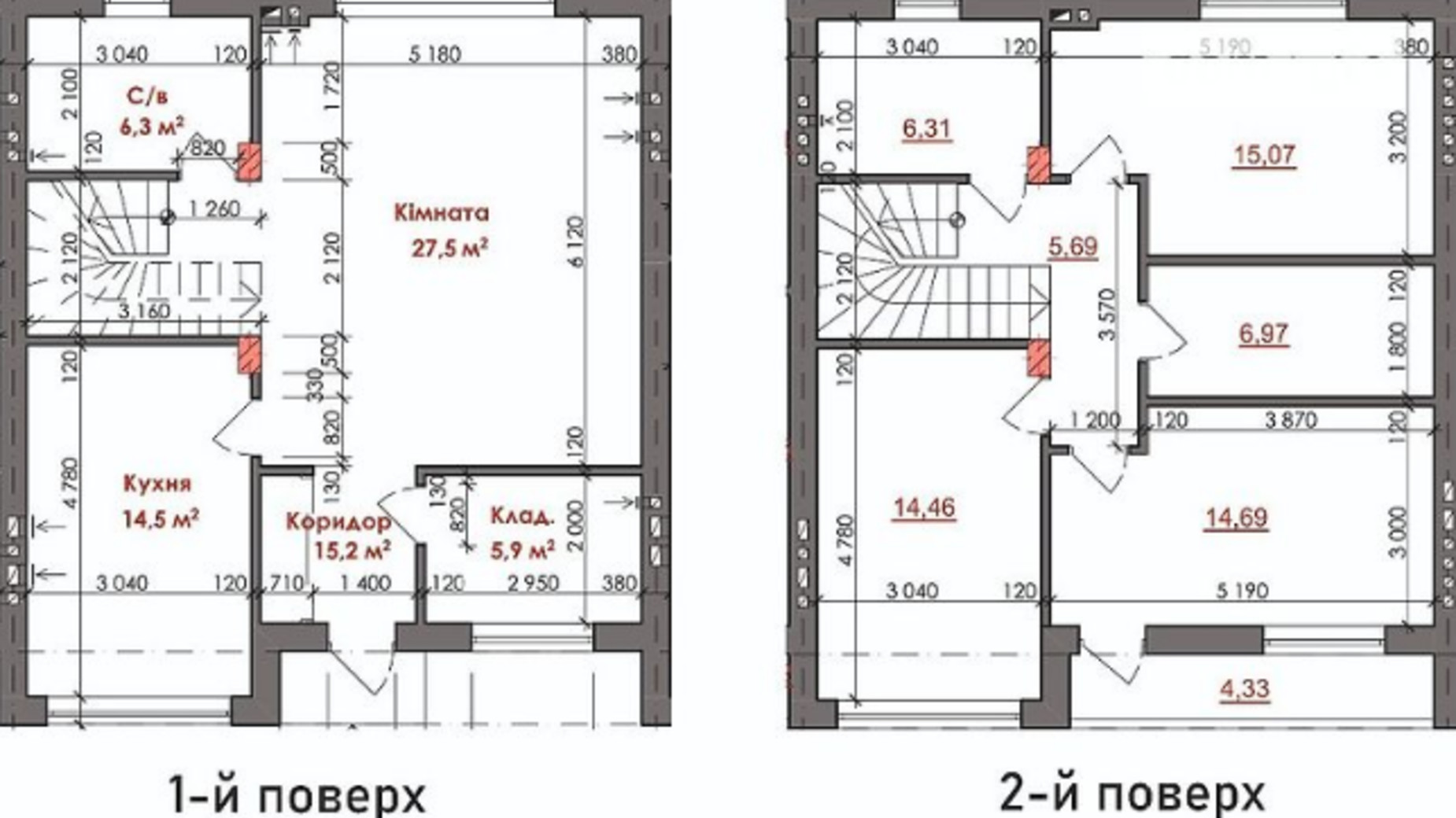 Планування багато­рівневої квартири в Таунхаус Sttk#3 135 м², фото 177191