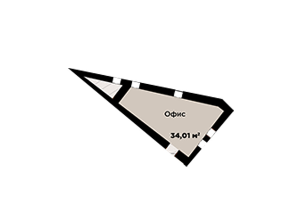 Планування 1-кімнатної квартири в ЖК IT-парк Manufactura Next 34 м², фото 179648 Планування 1-кімнатної квартири в ЖК IT-парк Manufactura Next 34 м², фото 179648
