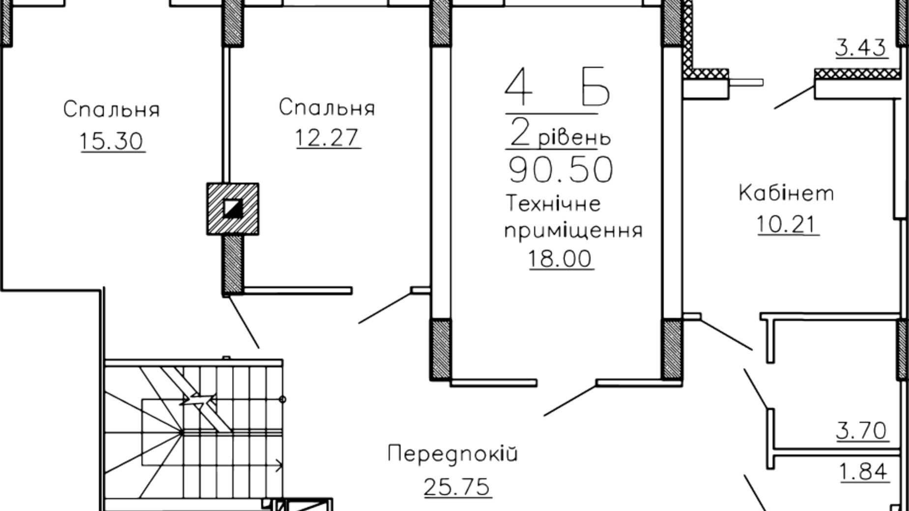 Планировка много­уровневой квартиры в ЖК Панорама 274.28 м², фото 179977