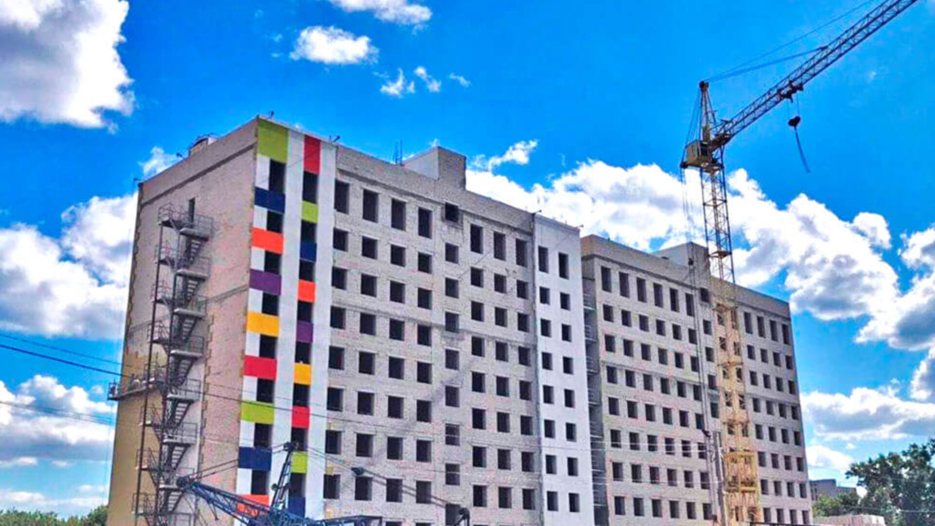 ЖК Воробьевы горы на полях ход строительства фото 186606