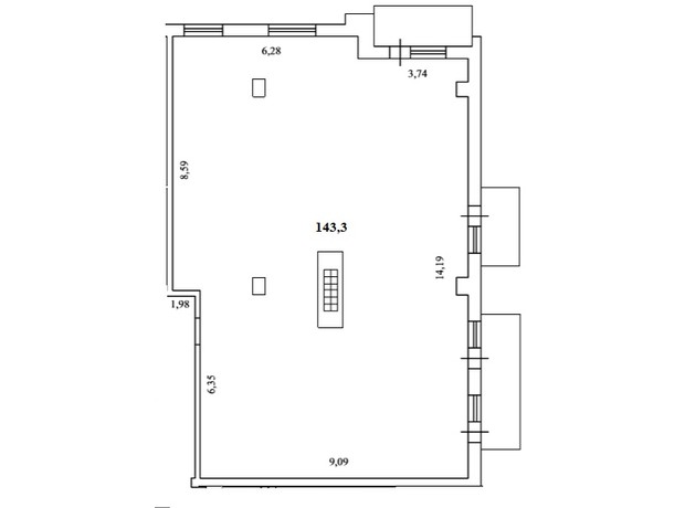 ЖК Ясна поляна 2: вільне планування квартири 143.3 м²