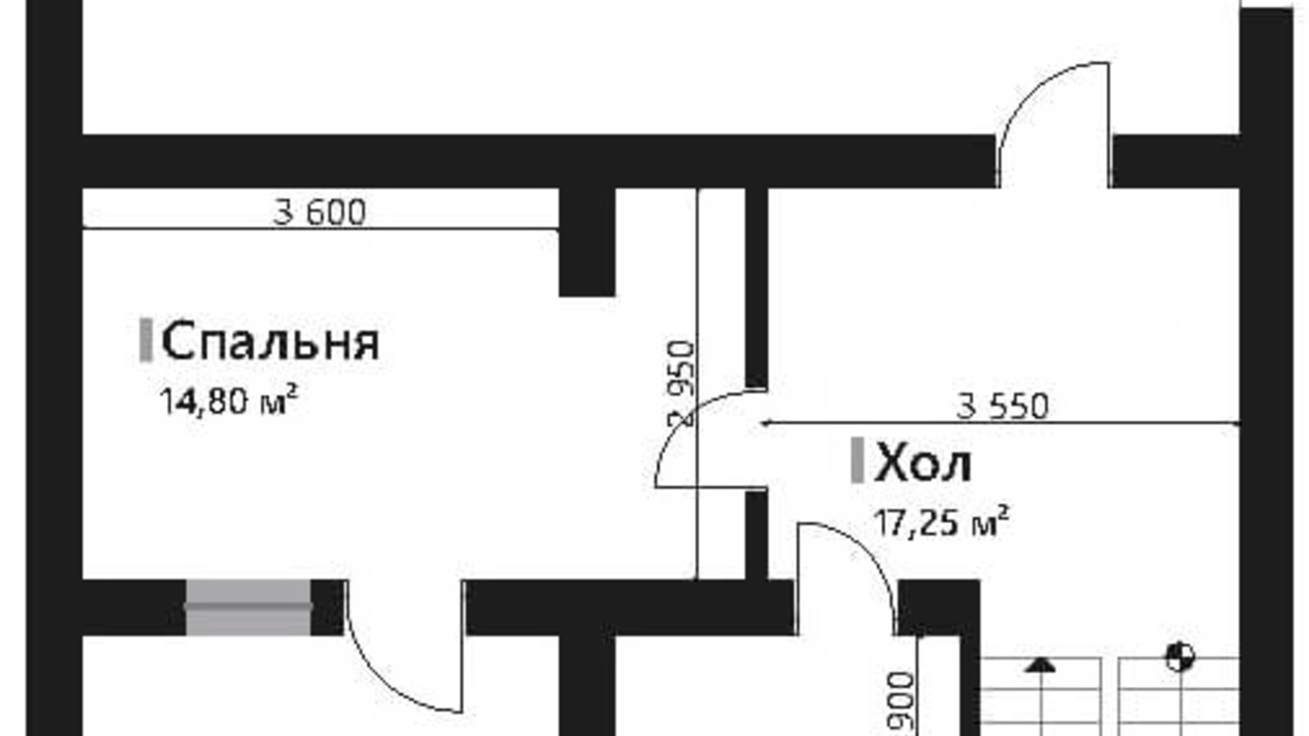 Планировка коттеджа в КГ Renaissance 178.4 м², фото 195433