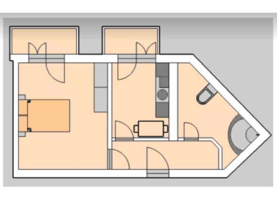 Планування 1-кімнатної квартири в ЖК Liberty 50.58 м², фото 201938 Планування 1-кімнатної квартири в ЖК Liberty 50.58 м², фото 201938