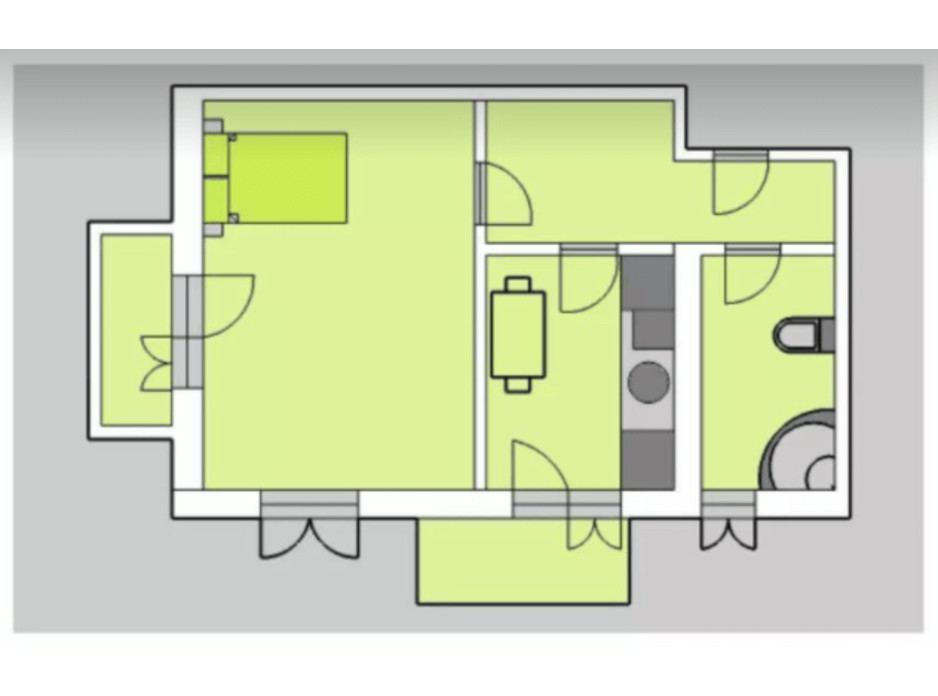 Планування 1-кімнатної квартири в ЖК Liberty 53.29 м², фото 201940 Планування 1-кімнатної квартири в ЖК Liberty 53.29 м², фото 201940