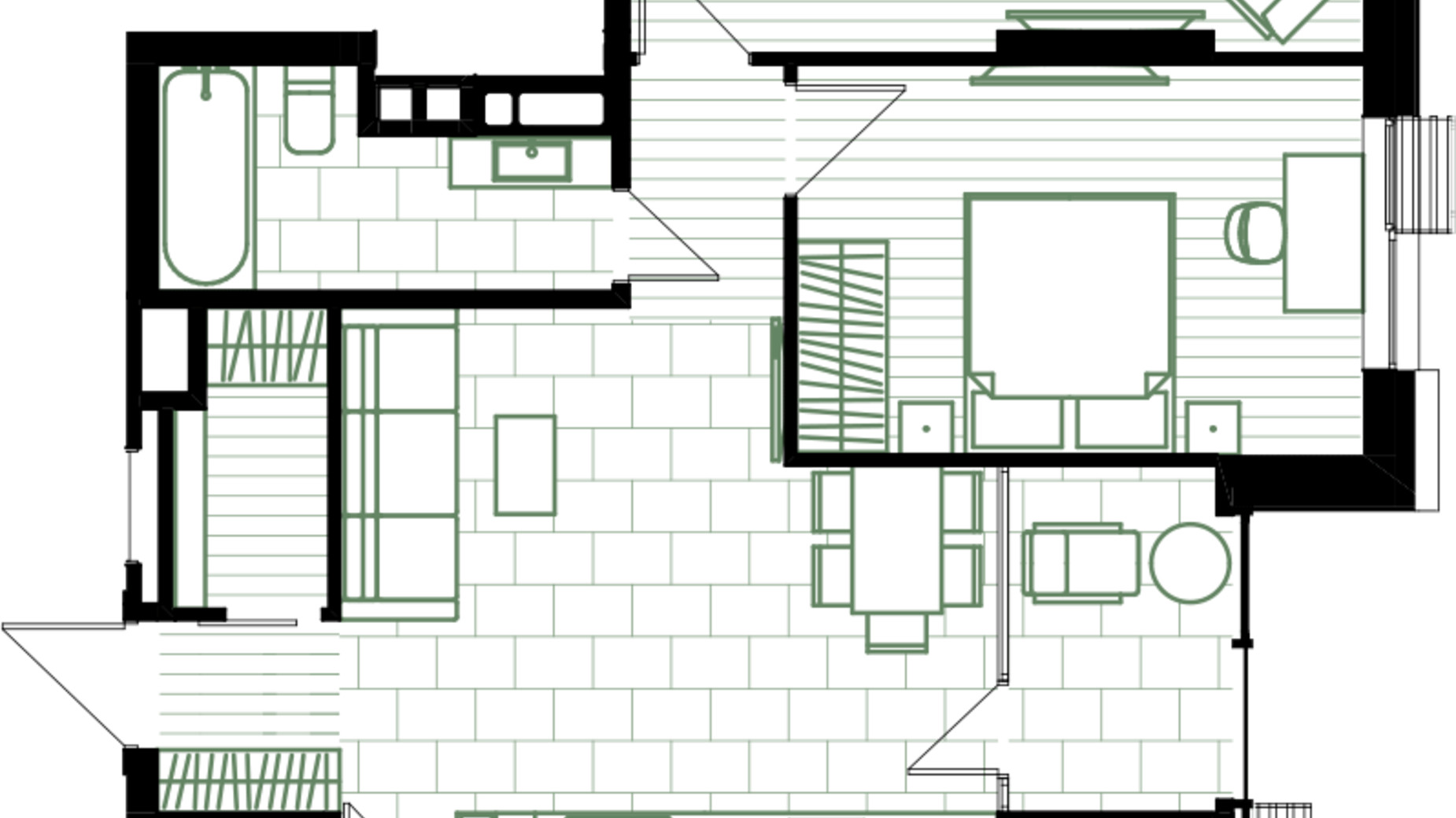 Планування 2-кімнатної квартири в ЖК Creator City 69.86 м², фото 206251