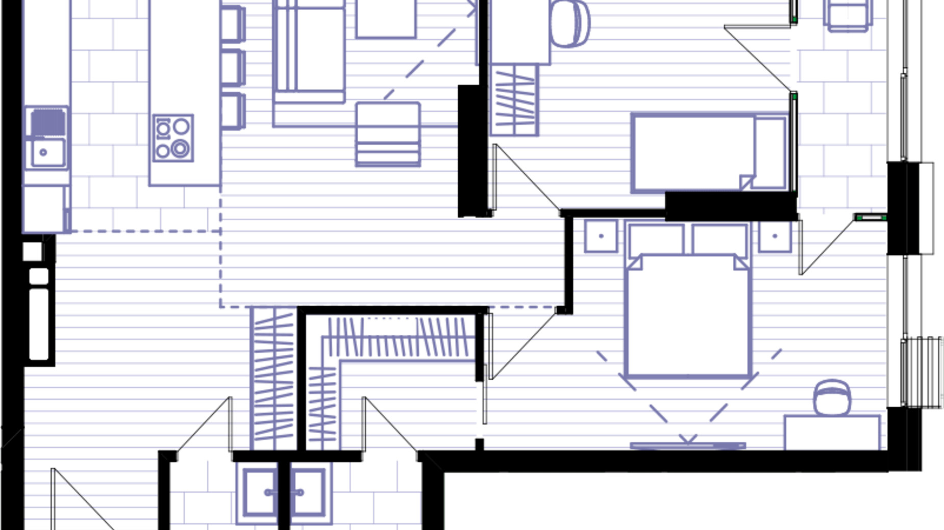 Планування 3-кімнатної квартири в ЖК Creator City 93.18 м², фото 206258