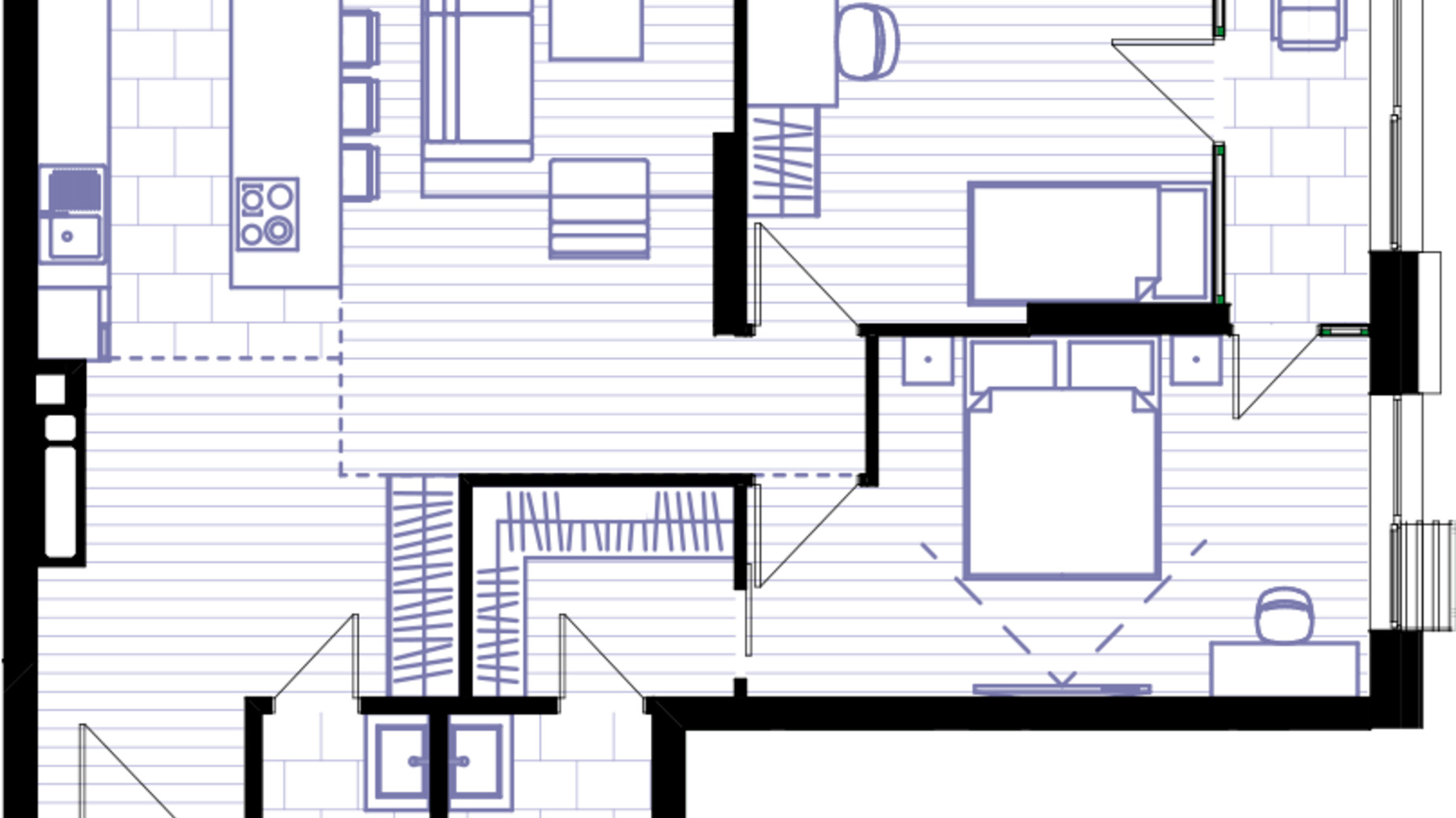 Планировка 3-комнатной квартиры в ЖК Creator City 94.4 м², фото 206261