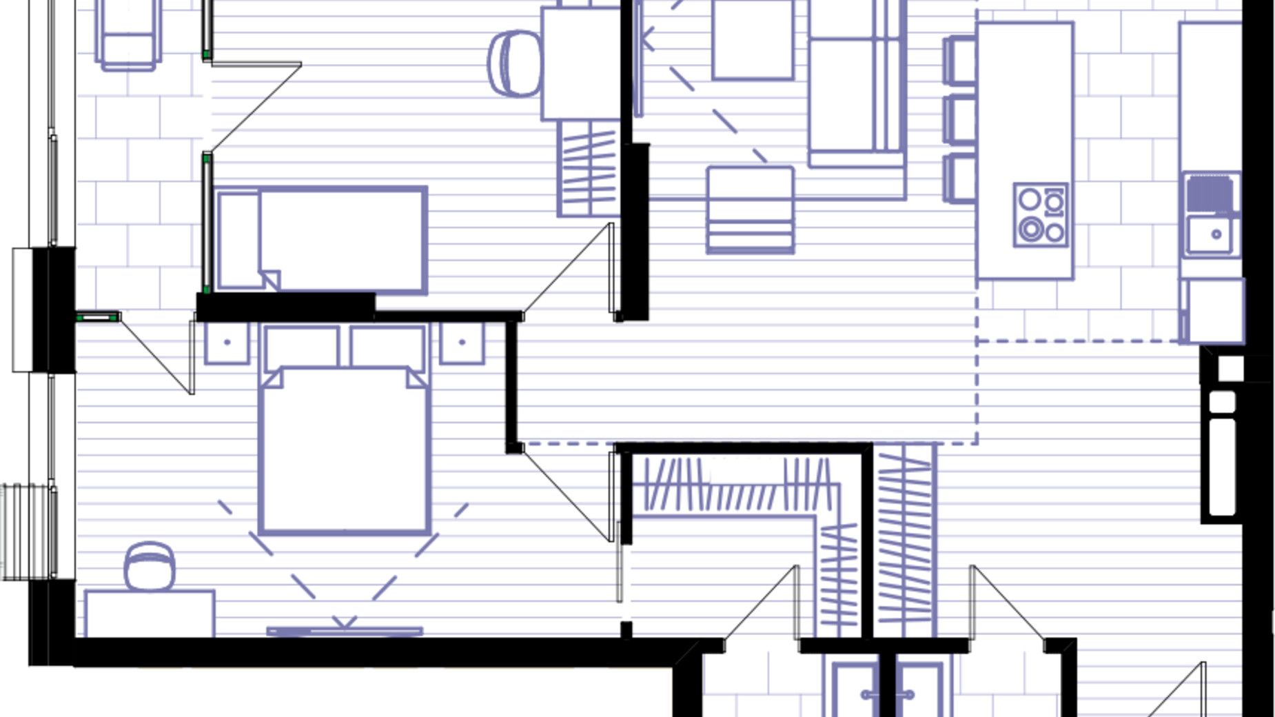 Планування 3-кімнатної квартири в ЖК Creator City 92.93 м², фото 206263