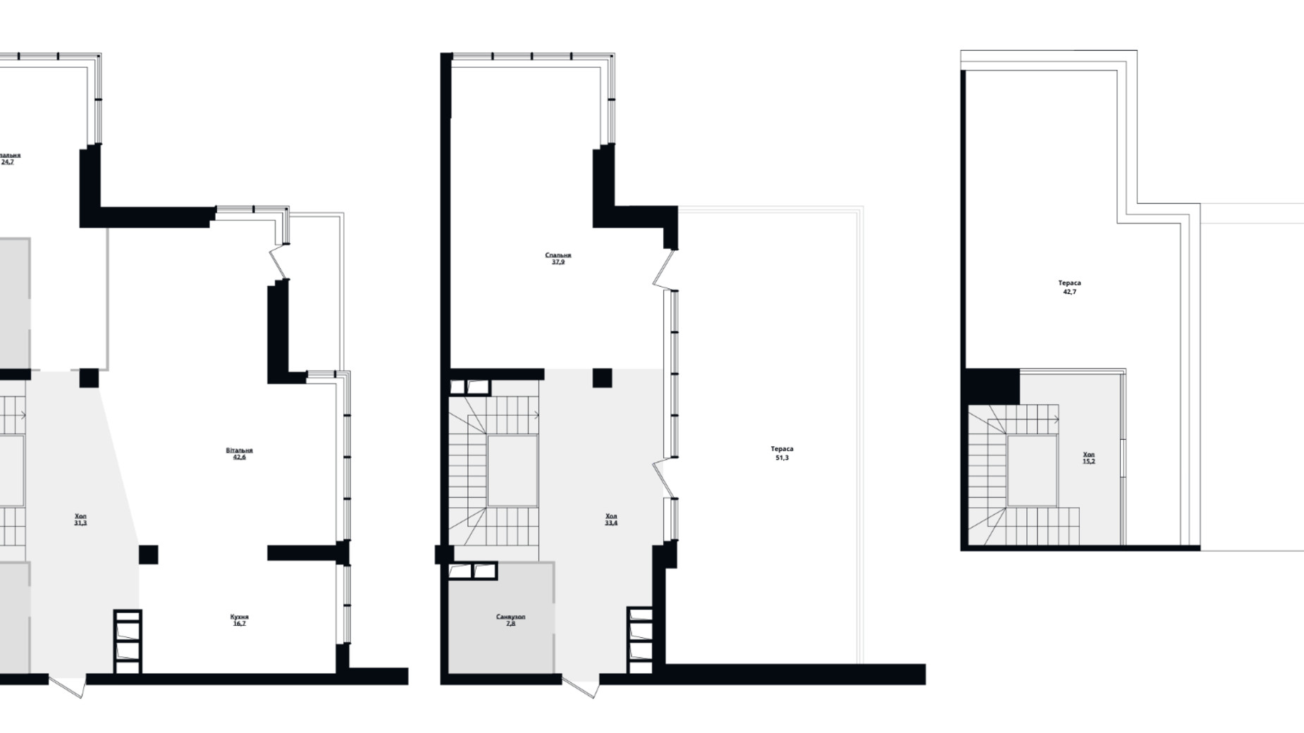 Планировка 5-комнатной квартиры в ЖК Skyline Residences 255 м², фото 207128