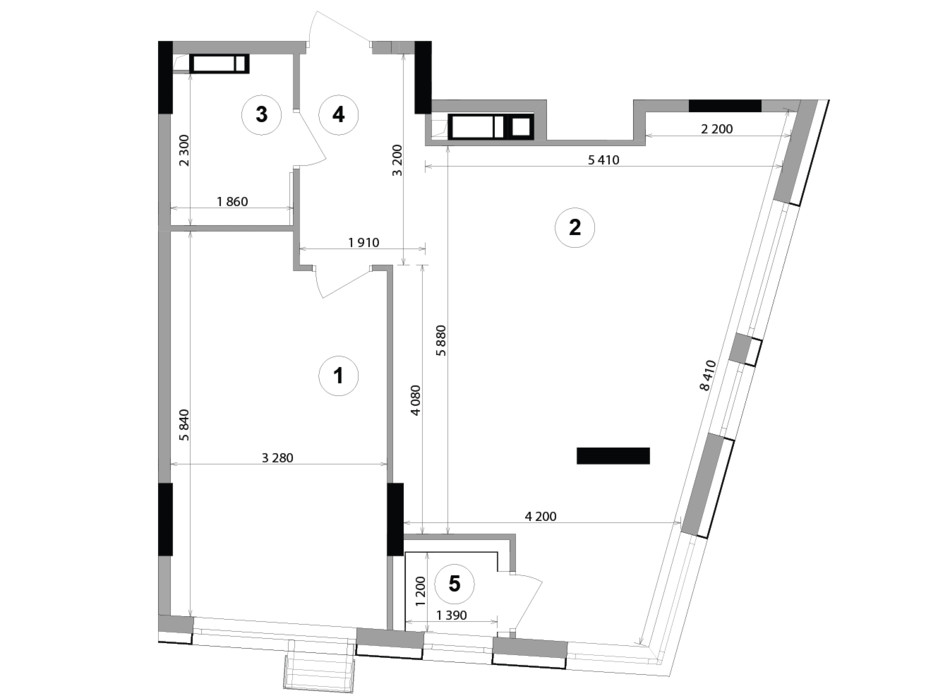 Планировка 1-комнатной квартиры в ЖК Lucky Land 62.77 м², фото 207895 Планировка 1-комнатной квартиры в ЖК Lucky Land 62.77 м², фото 207895