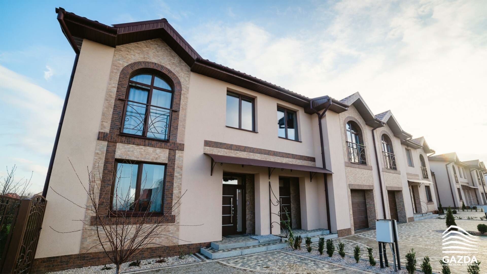 таунхаусы построены Станом на грудень 2020 року Таунхаус Дулова хід будівництва фото 212351