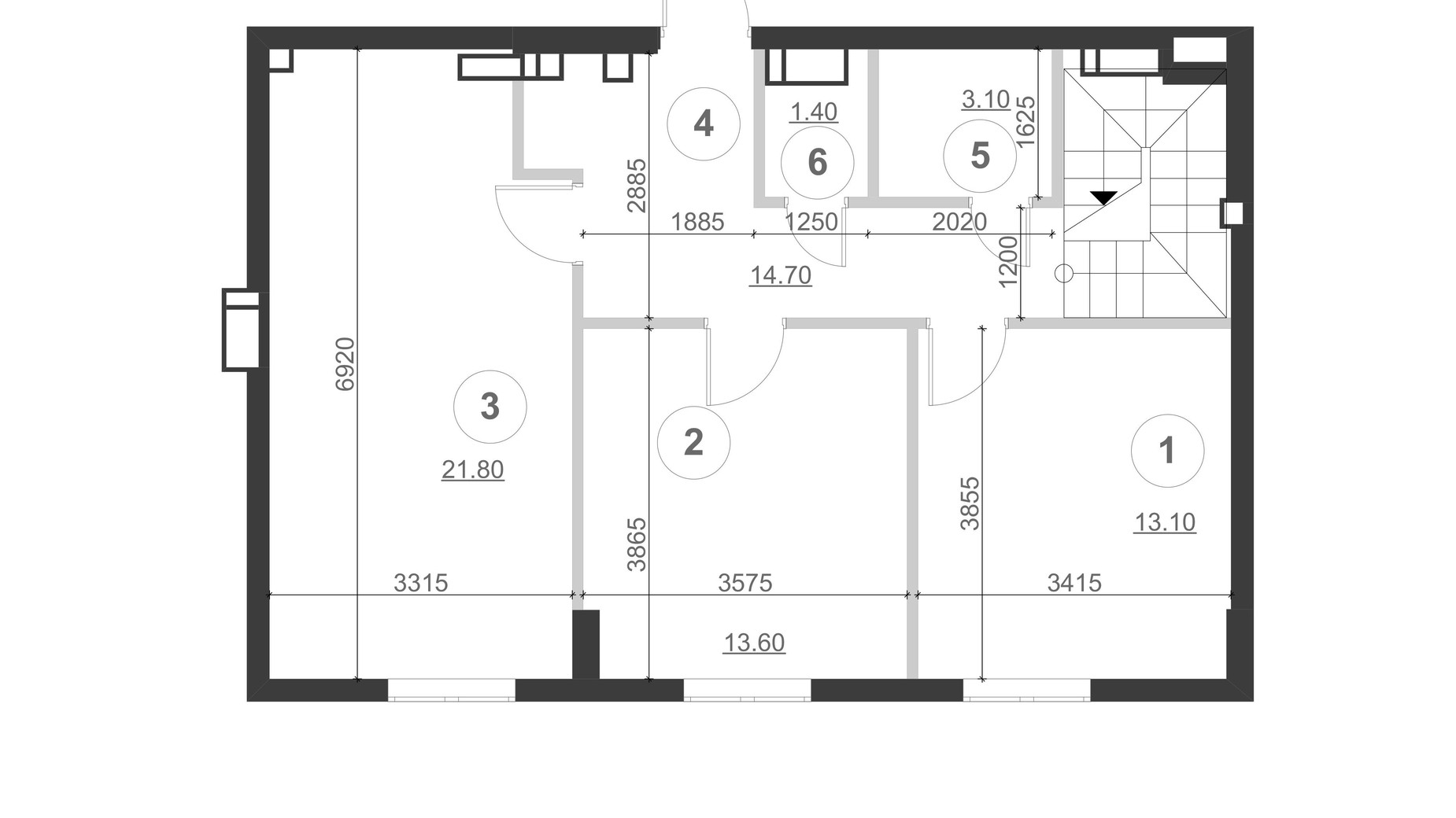 Планування багато­рівневої квартири в ЖК Greenville Park 176.4 м², фото 214256