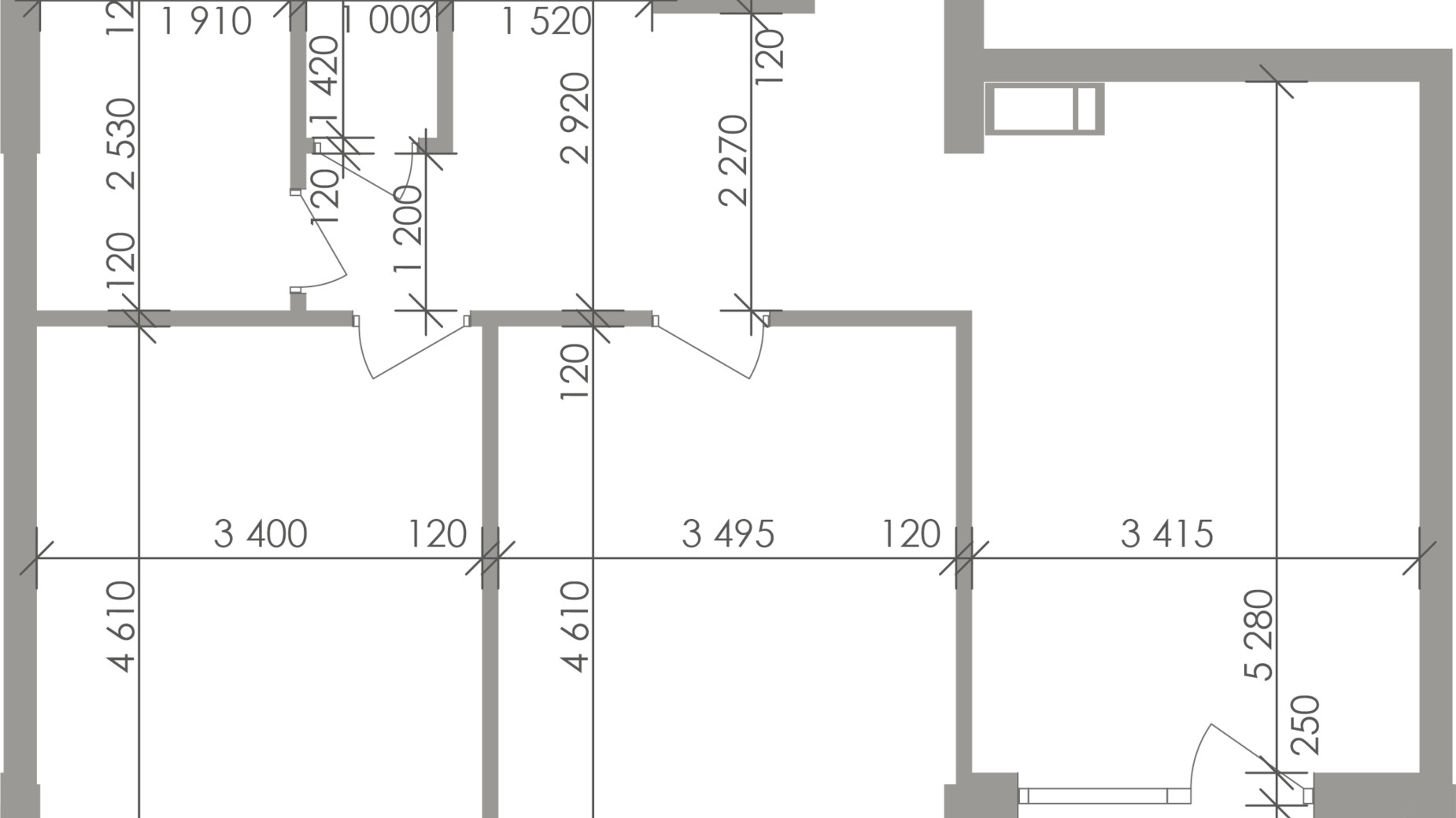 Планировка 2-комнатной квартиры в ЖК Greenville на Печерске 67.3 м², фото 214400