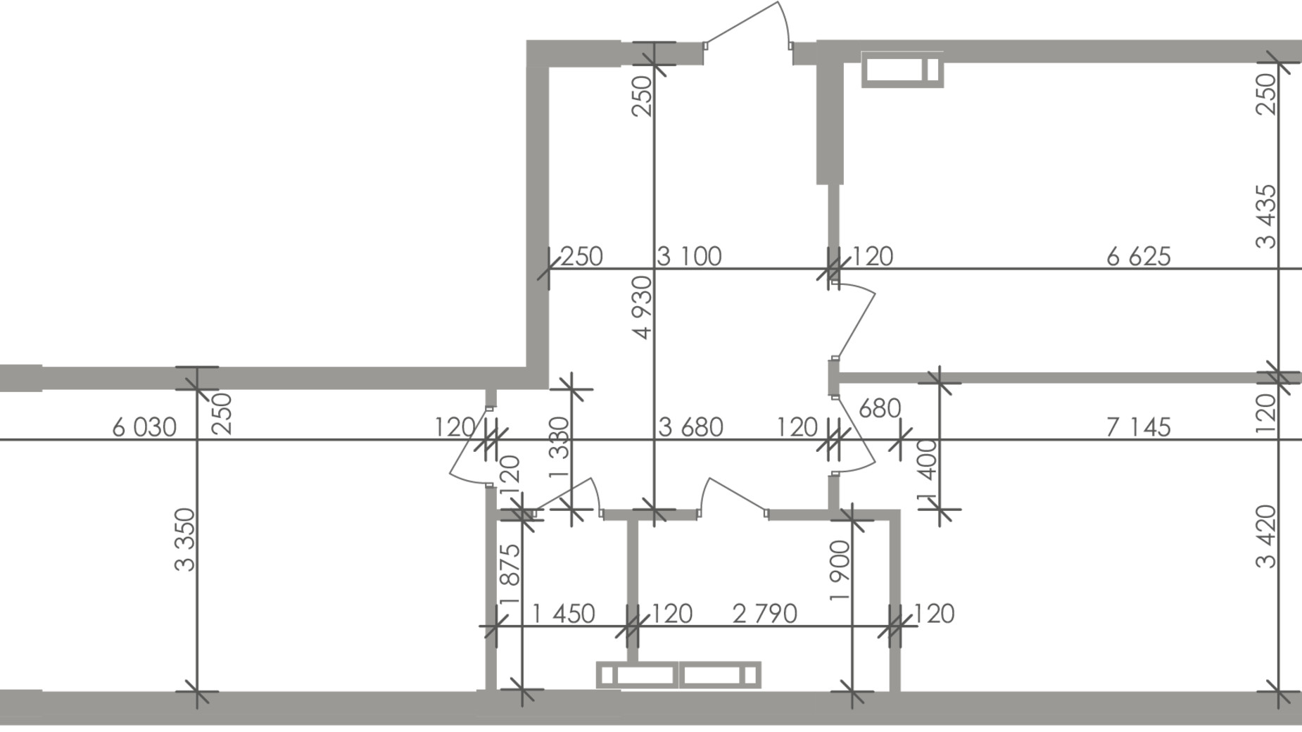 Планировка 2-комнатной квартиры в ЖК Greenville на Печерске 94.9 м², фото 214407