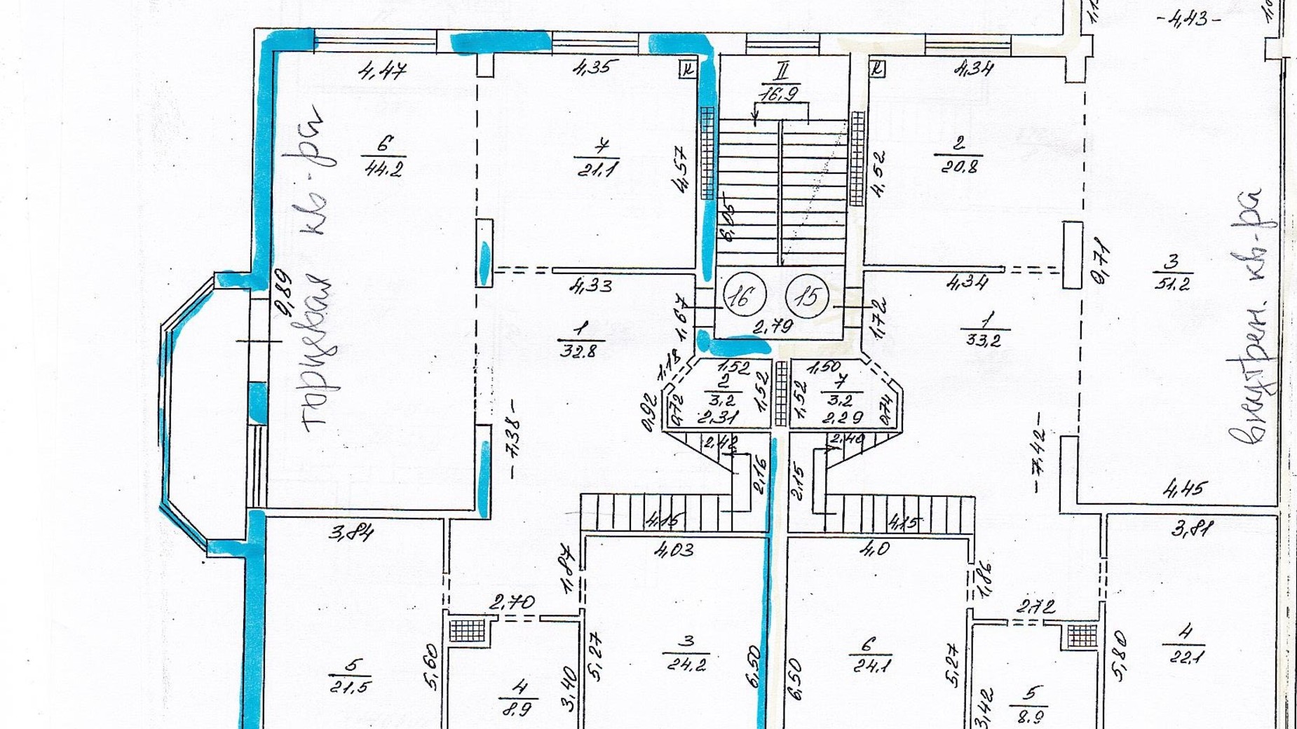 Планування 3-кімнатної квартири в ЖК вул. 1905 року, 1-В 165 м², фото 214887