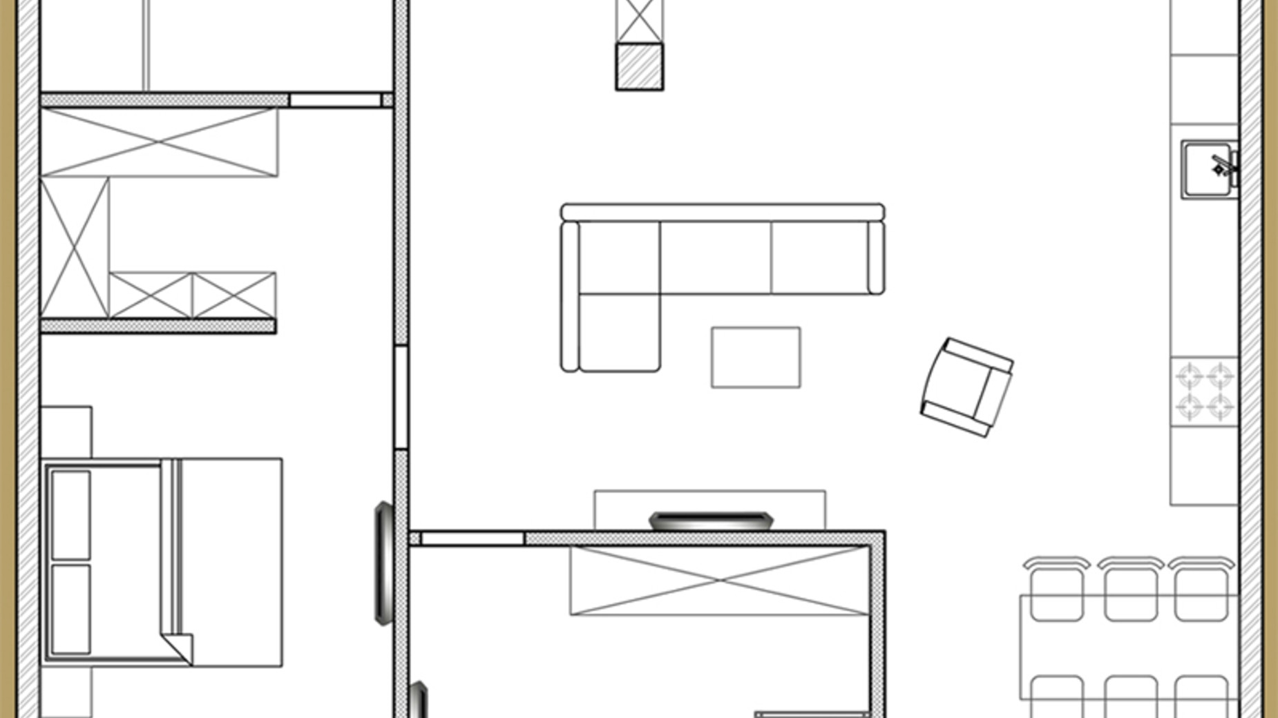 Планування 3-кімнатної квартири в ЖК Premier Park 104.8 м², фото 217858