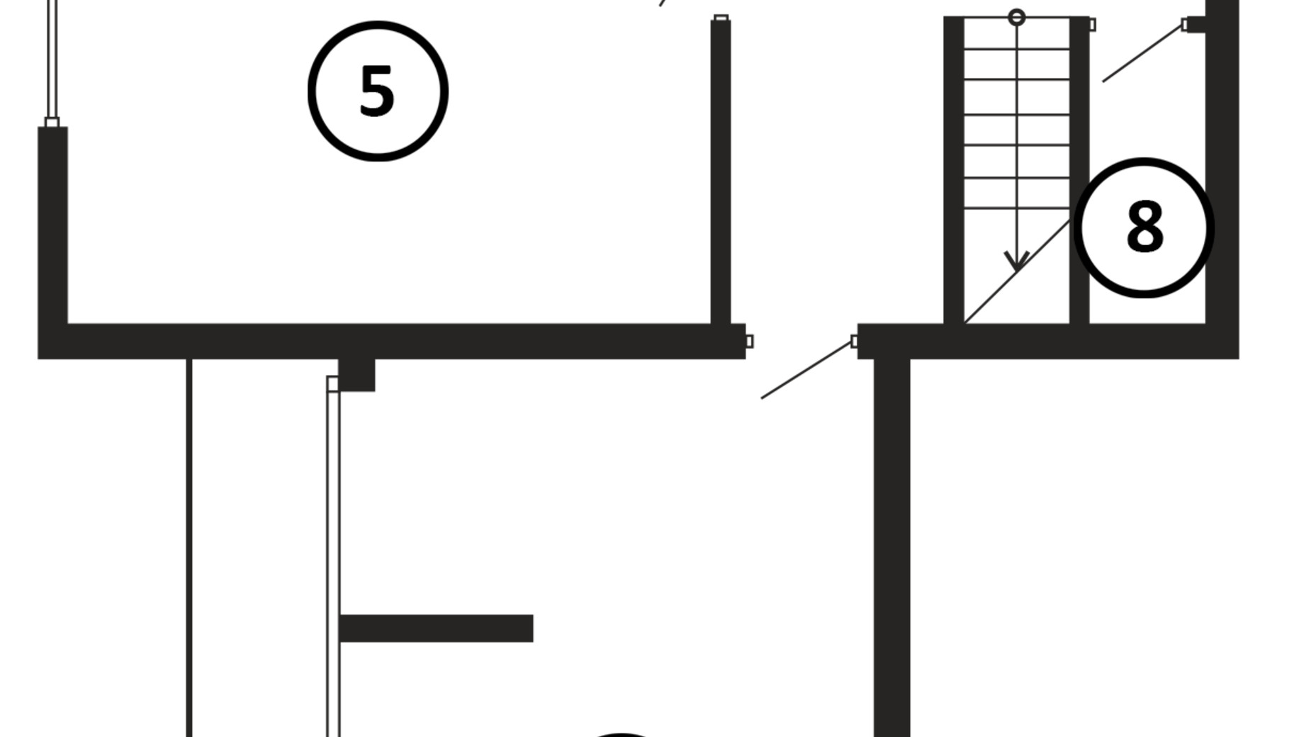 Планировка много­уровневой квартиры в ЖК Национальный 169 м², фото 217964