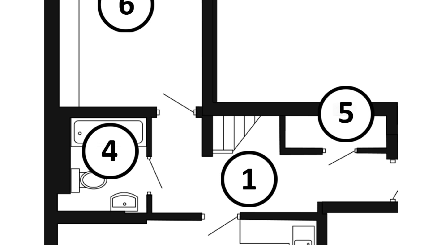 Планування багато­рівневої квартири в ЖК Національний 141 м², фото 217994