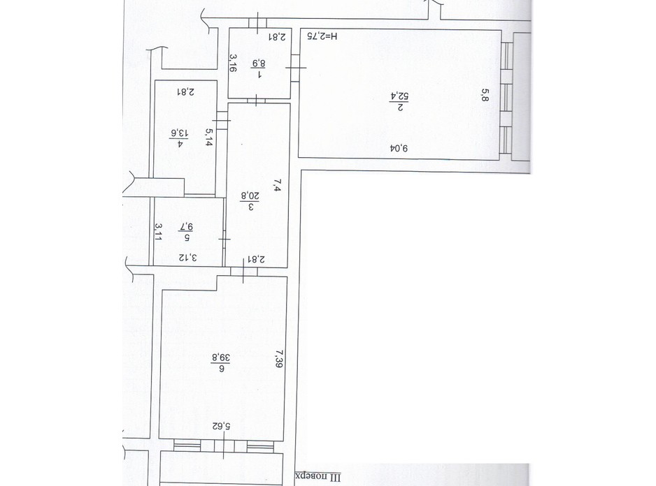 Планировка 1-комнатной квартиры в ЖК Чайка 149 м², фото 218809 Планировка 1-комнатной квартиры в ЖК Чайка 149 м², фото 218809