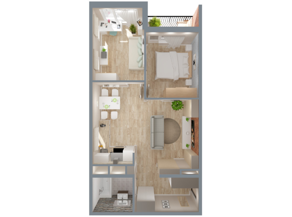 Планировка 2-комнатной квартиры в ЖК А12 на Симоненко 59 м², фото 220346 Планировка 2-комнатной квартиры в ЖК А12 на Симоненко 59 м², фото 220346