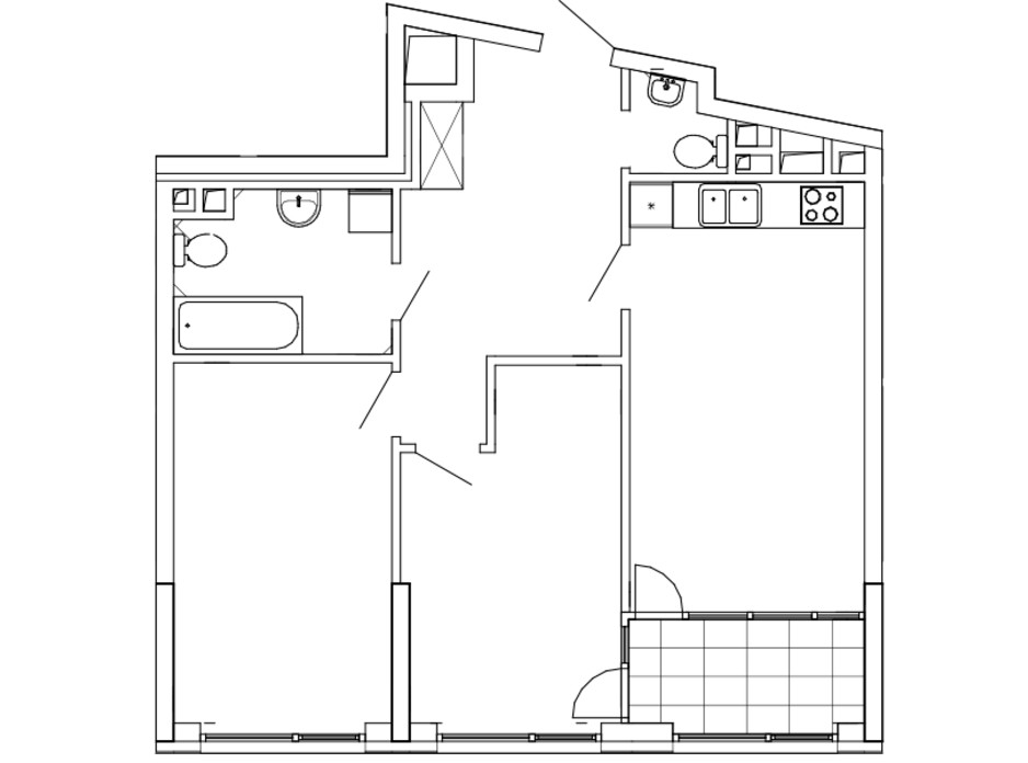 Планування 2-кімнатної квартири в ЖК Great (Грейт) 76.12 м², фото 220425 Планування 2-кімнатної квартири в ЖК Great (Грейт) 76.12 м², фото 220425