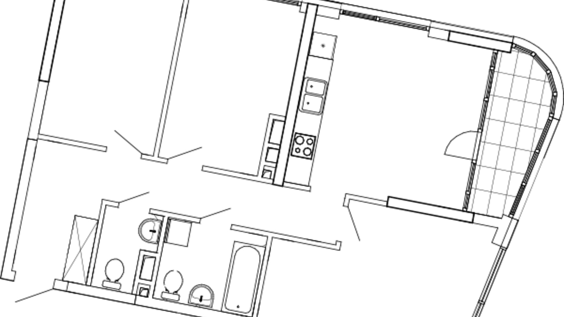 Планировка 3-комнатной квартиры в ЖК Great 88.53 м², фото 220429