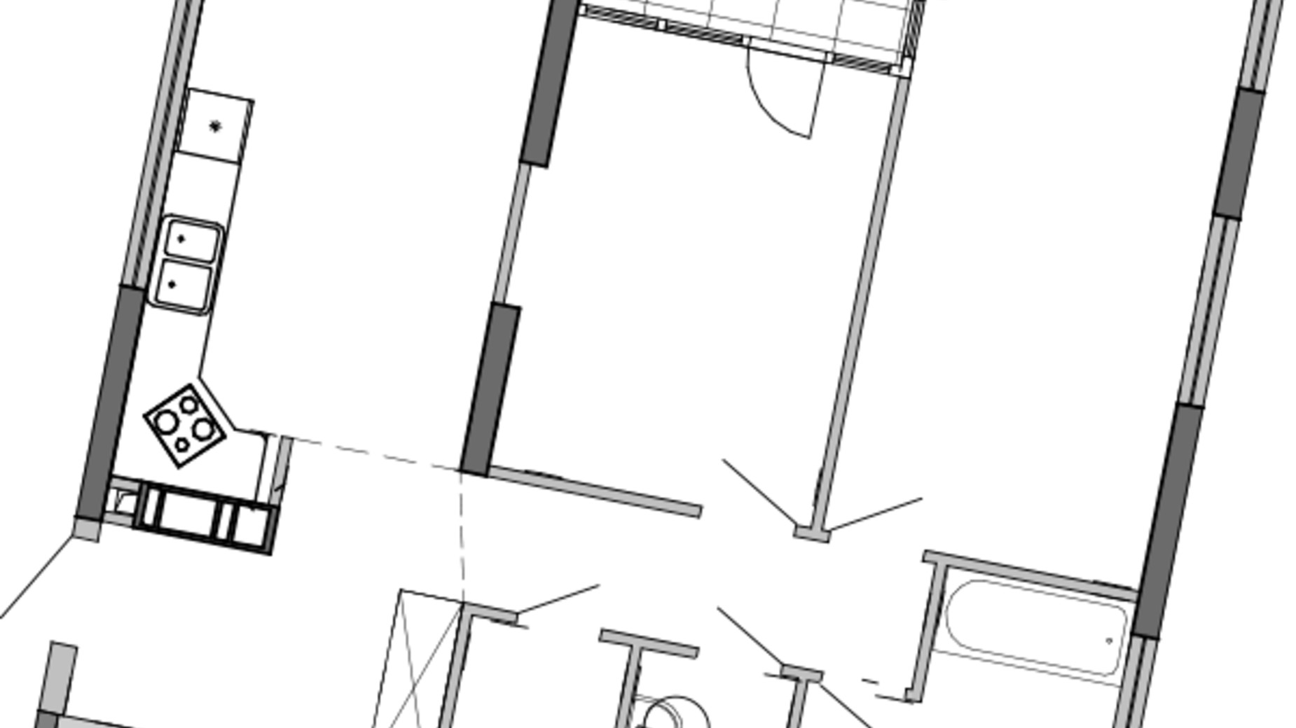 Планировка 2-комнатной квартиры в ЖК Great 82.04 м², фото 220430