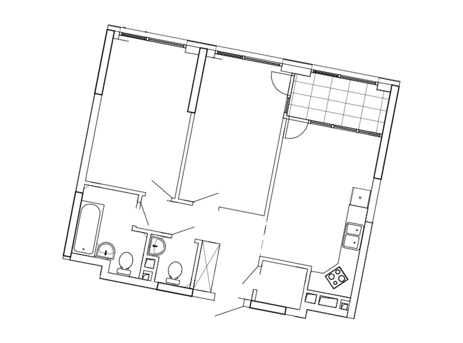 Планування 2-кімнатної квартири в ЖК Great (Грейт) 69.68 м², фото 220433 Планування 2-кімнатної квартири в ЖК Great (Грейт) 69.68 м², фото 220433