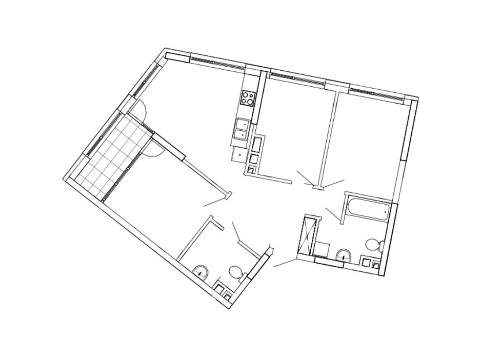 Планування 3-кімнатної квартири в ЖК Great (Грейт) 80.48 м², фото 220444 Планування 3-кімнатної квартири в ЖК Great (Грейт) 80.48 м², фото 220444