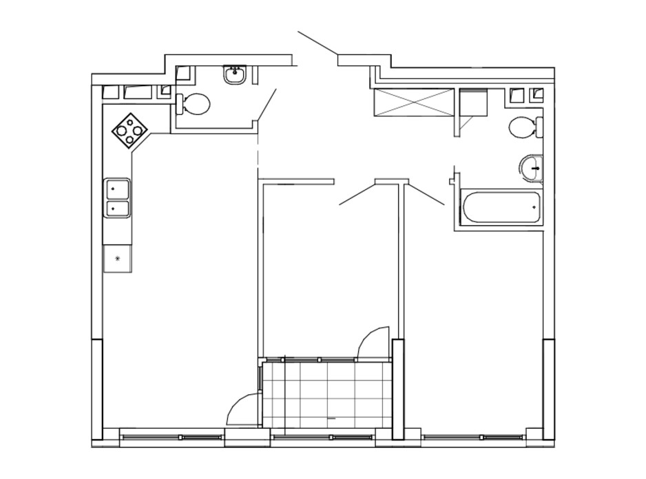 Планировка 2-комнатной квартиры в ЖК Great 69.92 м², фото 220455 Планировка 2-комнатной квартиры в ЖК Great 69.92 м², фото 220455