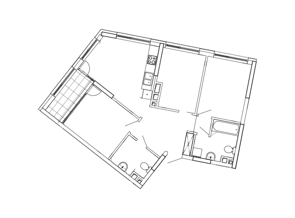 Планування 3-кімнатної квартири в ЖК Great (Грейт) 80.48 м², фото 220463 Планування 3-кімнатної квартири в ЖК Great (Грейт) 80.48 м², фото 220463