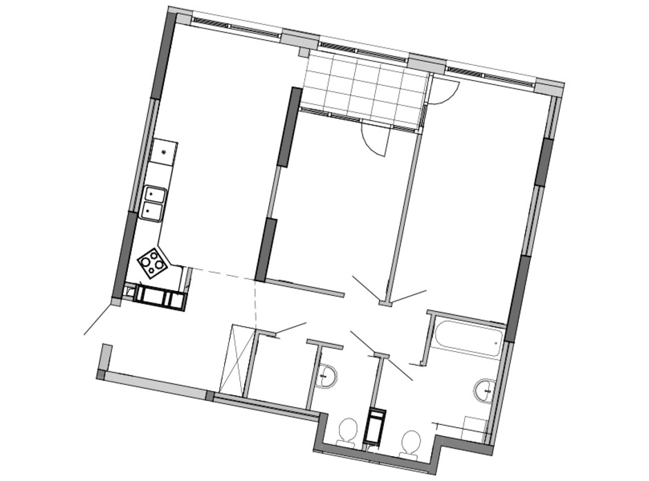 Планування 2-кімнатної квартири в ЖК Great (Грейт) 82.04 м², фото 220468 Планування 2-кімнатної квартири в ЖК Great (Грейт) 82.04 м², фото 220468