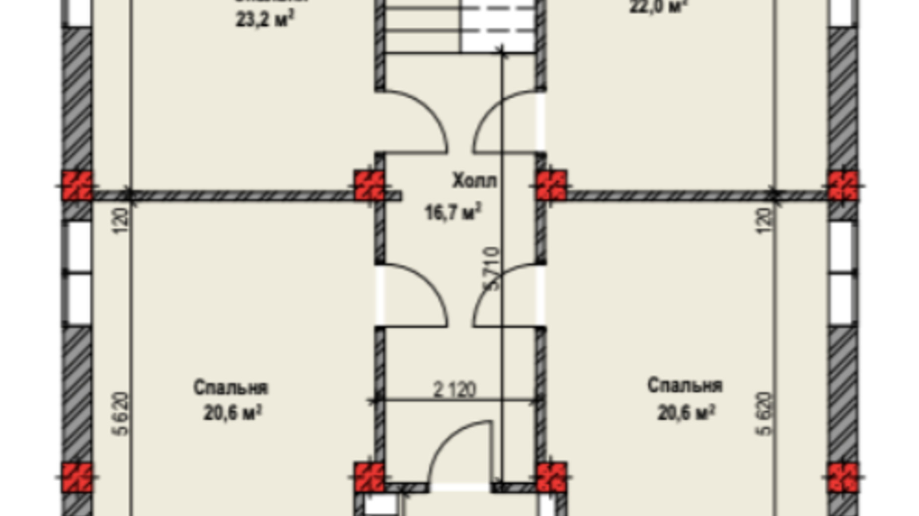 Планування дуплекса в Таунхаус Club City 270 м², фото 222845