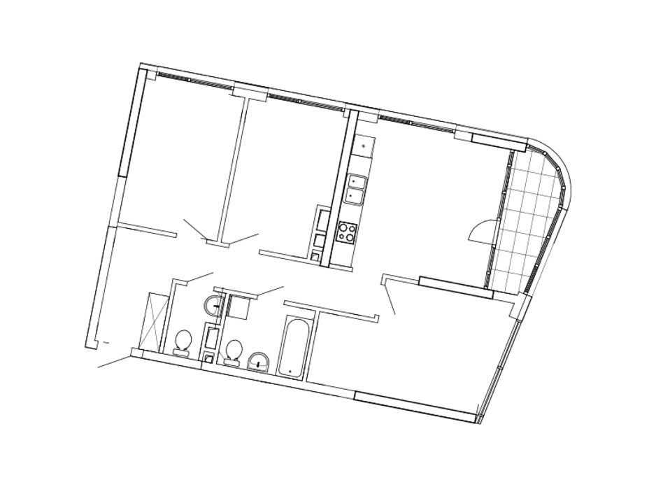 Планування 3-кімнатної квартири в ЖК Great (Грейт) 88.53 м², фото 224870 Планування 3-кімнатної квартири в ЖК Great (Грейт) 88.53 м², фото 224870
