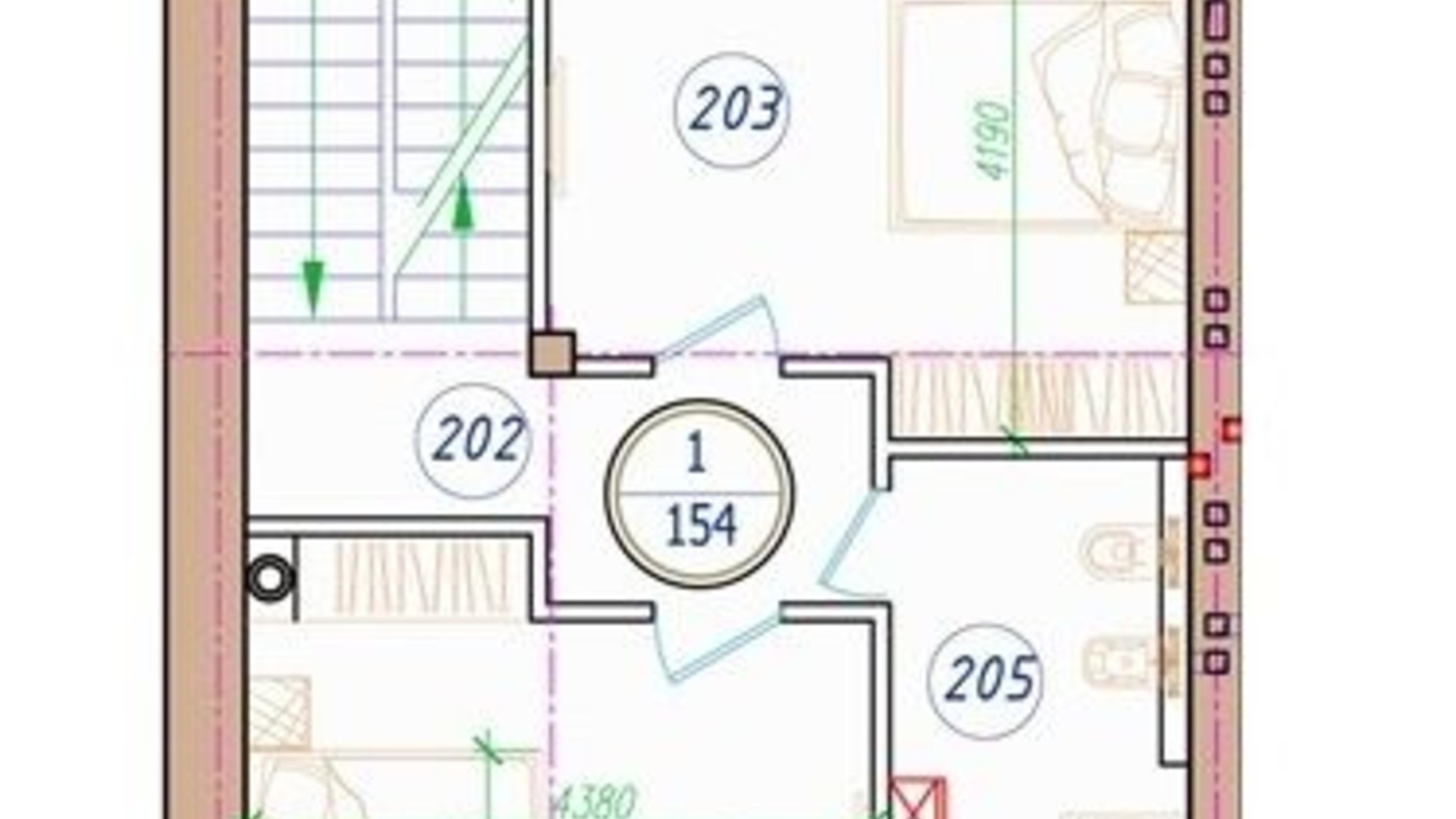 Планировка таунхауса в Таунхаус Пирогово 220 м², фото 225080